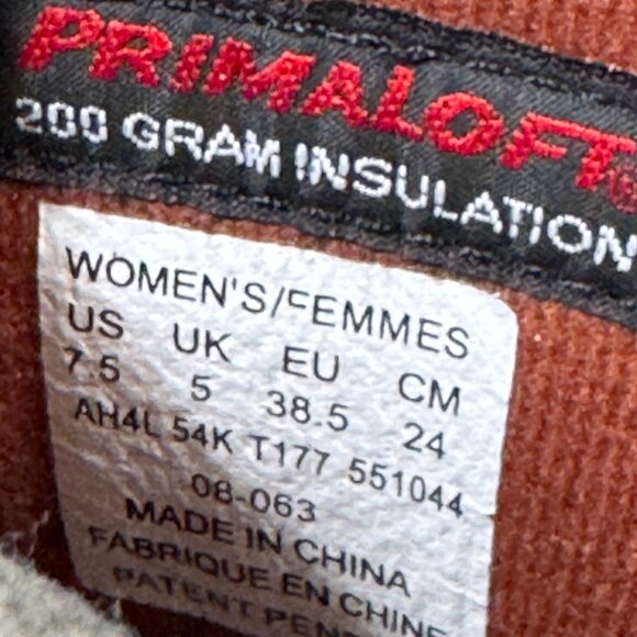 THE NORTH FACE WATERPROOF PRIMALOFT LACE UP WOMEN’S WINTER BOOTS - SIZE 7.5 - Picture 11 of 12